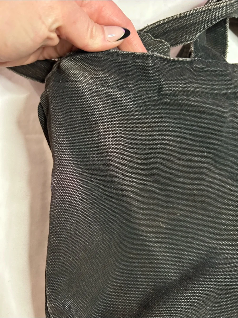 KAVU Black Canvas Tote Bag